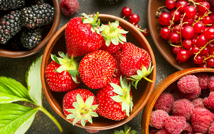 Beerenzeit im Garten